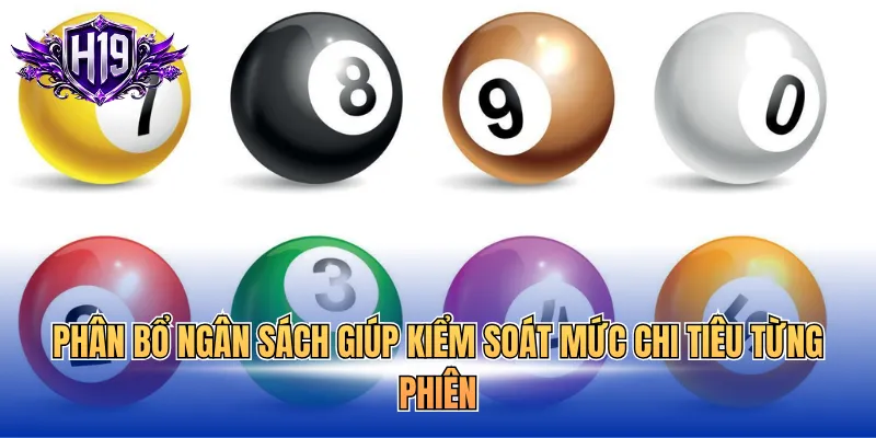 Phân bổ ngân sách giúp kiểm soát mức chi tiêu từng phiên